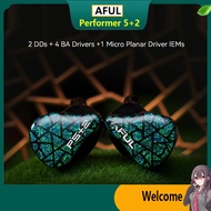 AFUL Performer 5+2 2DD+4BA+1Micro Planar In Ear Monitor Earphones HiFi Wired Hybrid Headphone Music 