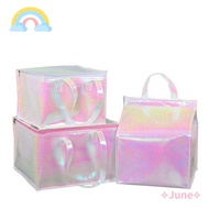 JUNE Cooler Bag Outdoor Boxes Ice Storage Box Durable Aluminum Foil