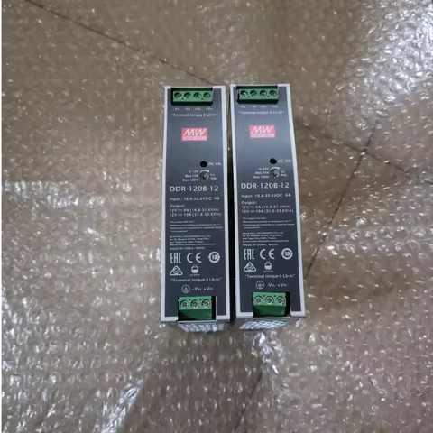 Mean Well DDR-120A/B/C/D-12/24V/48V DC to DC rail-mounted switching power supply