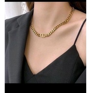 Dyor gold chain Necklace/gold Necklace/Korean chain Necklace