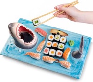品生活 - 陶瓷鯊魚壽司盤 手繪陶瓷 無微波爐/烤箱/冰櫃/洗碗機 食品安全材料 微波爐/烤箱/冰櫃/洗碗機