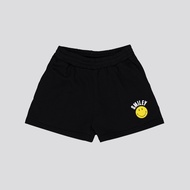 SMILEY BLACK ESSENTIAL SWEATSHORTS Printed Shorts Cotton Shorts