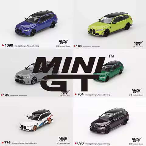 MINIGT 1/64 BMW M3 Competition Touring Portimao Metallic Cars Alloy Diecast Metal Model Kids Toys Bo