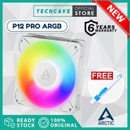 (New) Arctic P12 Pro ARGB Case Cooling Fan - Black / White