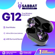 Sabbat G12 Elite TWS Gaming HiFi 40ms Bluetooth 5.4