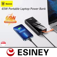 Baseus Elf Super Fast Charge 65Watt powerbank Digital Display Fast Charging Power Bank 20000mAh 65W Black Fast Charging