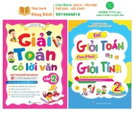 Sách - Combo 2 cuốn Giải Toán Có Lời Văn Lớp 2 - Toán Đố Lớp 2 và Giỏi Toán Giỏi Tính - Toán Lớp 2