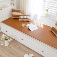 Rattan Mat Bay Window Mat 2024 New Summer Cool Mat Window Sill Mat Bay Window Cool Mat Tatami Mat Be