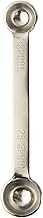 Nagao Tsubamesanjo Extra Thick Double Measuring Spoon, 0.04 fl oz (1 cc, 2.5 cc), 18-8 Stainless Ste