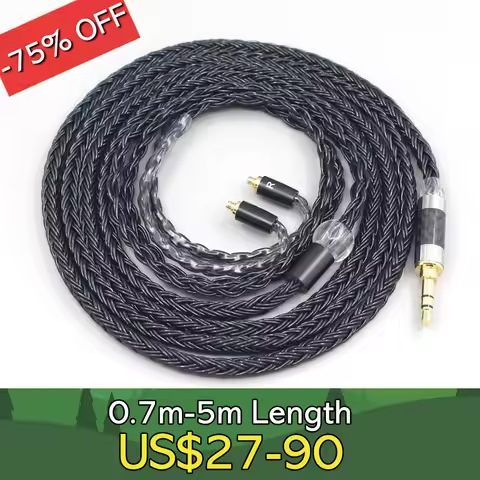 16 Core Black OCC Earphone Cable For AKG N5005 N30 N40 MMCX LN007693