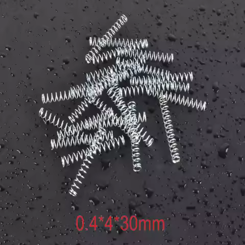 10/20/50Pcs Wire Diameter 0.4mm Outer Diameter 4mm Ballpoint Pen Core Spring Return Small Spring Len