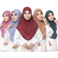 (ALFARO L) Tudung Sarung Alfaro Plain