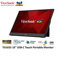 ViewSonic 15.6" VA1655 IPS FHD 60Hz 7ms USB-C Portable LED Monitor