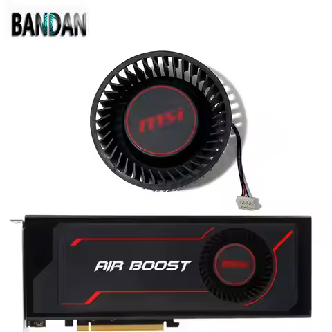 GPU NEW 75MM 4PIN RX VEGA 56 Video Card Cooling Fan For MSI Radeon RX Vega 56/VEGA 64 8GB Air Boost 