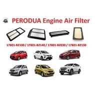 PERODUA ENGINE Air Filter 17801-BZ100 / 17801-BZ140 ( 17801-63R01 ) / 17801-BZ030 / 17801-BZ130