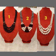 Pearl necklace hijab pearl necklace/ pearl necklace/ Wanita handmade pearl necklace/ fashion necklac