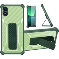 Case Compatible for Foxx FOXXD A67L Phone Case Stand Cover [with 1*Tempered Glass Screen Protector] 