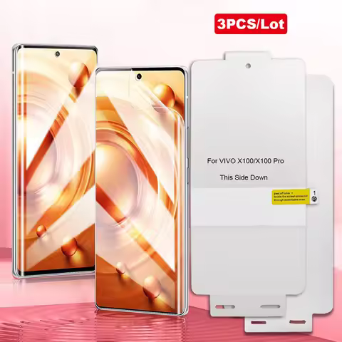 3Pcs HD Front Hydrogel Film For VIVO X300 X200 Pro Mini X100 Ultra X100 Pro X100s Pro IQOO 12 Pro So