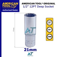 MATA AMERICAN TOOL 1/2 INCH 21MM 21 MM 12PT LONG SOCKET WRENCH – DEEP SOCKET