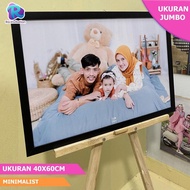 Promo UKURAN 16R JUMBO CETAK FOTO BINGKAI FOTO MINIMALIS 40X60_ (LEBIH BESAR) TANPA KACA