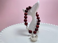 福袋 天然淡水珍珠 檀香紫檀 彈力 手鏈