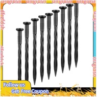 【D&F】80 Pack 8 Inch Plastic Landscape Edging Anchoring Stakes Garden Lawn Yard Spikes Landscaping St