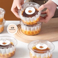 10PCS mica basque cheese cake box burn cheese cake mica cake dessert
