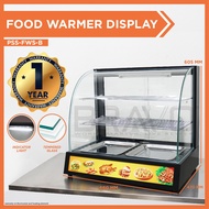 Commercial Food Warmer Display Pemanas Makanan Warmer Showcase Stainless Steel Display Ayam Goreng C