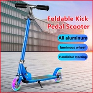 Folding Sliding Scooter kid's Adjustable and Foldable Kick Pedal electric Scooter Children's two-whe