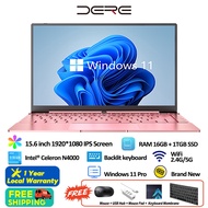 DERE Laptop V14s | 16GB RAM+1TB SSD | Windows 11 | 14.1 Inch FHD Screen Laptop | 11th Gen Intel® Cel