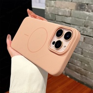 Ultra Thin Matte Magnetic Phone Case for IPhone 16 Pro Max 16e E 15 Pro Max 14 Plus 13 Mini Original