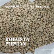 GREENBEAN BIJI KOPI MENTAH ROBUSTA PUPUAN GRADE ASALAN FULLWASH - 1KG