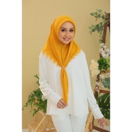 Tudung Bawal Sulam Cotton SOPHIA Embroidery Premium Plain Scarf // Tudung Hijab Veil Sulam Klasik PART 02
