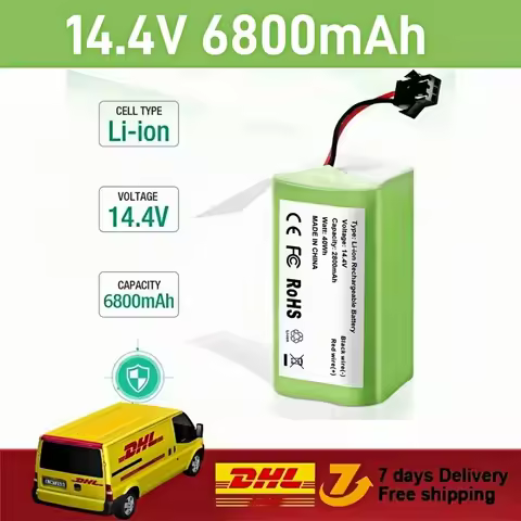 Original 14.4V 2600mAh Replacement Battery for Conga Excellent, Deebot N79S/N79, Tesvor X500, Robova