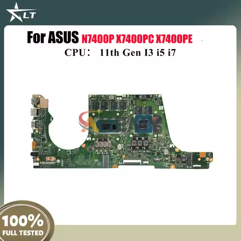 X7400PC Laptop Motherboard For ASUS X7400PC V3500P V3400P K3400P N7400P X7400PE X7400P K3500P Mainbo