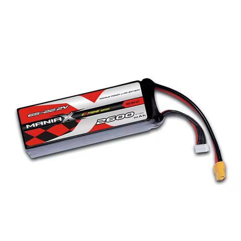 ManiaX 6S/12S 22.2/44.4V 55C/70C/80C/100C model helicopter lithium battery