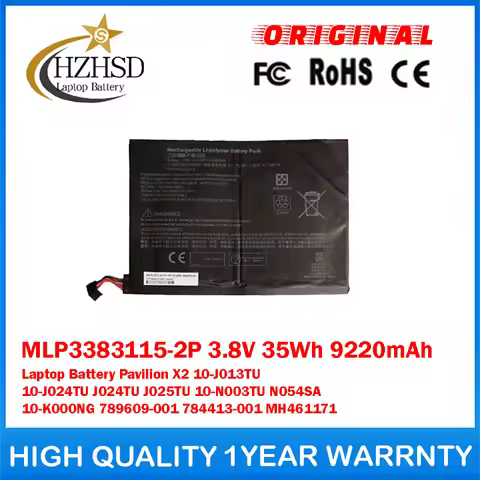 LP3383115-2P 3.8V 35Wh Genuine Original Laptop Battery For HP Pavilion X2 10-J013TU 10-J024TU J024TU