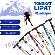 Tracking Pole Adjustable Mountain Stick - Folding Tracking Pole - Hiking Stick
