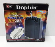 台中阿塔水族~海豚Dophin UV-288【三用多功能殺菌燈(沉水馬達過濾器+菌燈UV+打氣) 】除綠水油膜