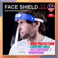 (READY STOCK) Face Shield Protective Mask Full Face Transparent Mask -100% Anti-fog 防护面罩