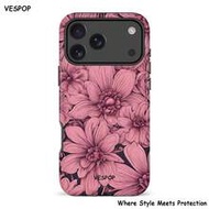 Y2K Dual-Layer Shockproof Phone Case, Glossy Design, Vibrant Colors, Compatible With IPhone 17/16/15