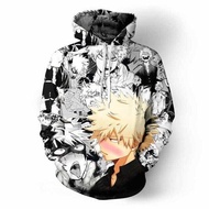 ใหม่3D พิมพ์ My Hero Academia Hoodies ผู้ชายผู้หญิง Harajuku การ์ตูนตลกเสื้อยืดแฟชั่น Casual ชุดนักเ