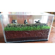 ARMY BUILDING BLOCKS DIORAMA WITH DISPLAY BOX