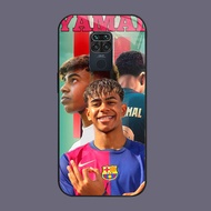 HW-39 Yamal Barcelona Glass Casing for Xiaomi Redmi Note poco X3 9S M2 9 NFC Pro