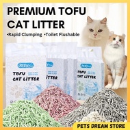 Jozy Plus Premium Tofu Cat Litter 7L tofu litter Pasir Kucing Tofu Jozy Mixed Cat Litter Cat Bedding