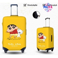 Crayon Shin luggage cover, stretchable spandex fabric, flexible Luggage Cover 18 20 22 24 26 28 30 3