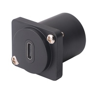 (SZHA) USB USBC Type C Typec Female to Female F-F Panel Mount Extention Round Adapter
