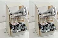 SG Pen holder storage box office storage rack desktop large-capacity pen bucket student desk station
