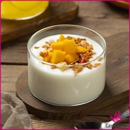 190ml Clear Glass Bowl High Temperature Resistant Yogurt Pudding Glass Cup Fruit Salad Bowls