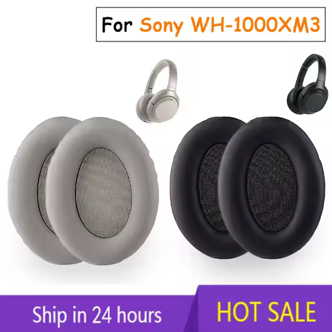 Replacement Earpads Memory Foam Ear Pads Cushion Repair Parts for Sony WH-1000XM3 WH1000XM3 WH 1000 
